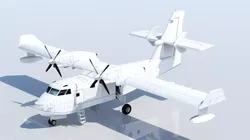 CL-415 Super Scooper 415 lowpoly static Low-poly 3D model