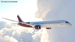 Concept Modern Aircraft Turbofan 3D model