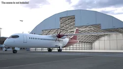 Concept Modern Aircraft Turboprop 3D model