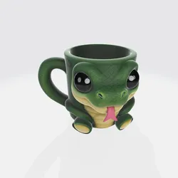 Cute Snake Mug – Adorable Reptile-Themed Coffee Cup