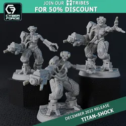 Cyber Forge Titan Shock Prime Guards