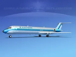 Douglas DC-9-50 Eastern 2 3D model