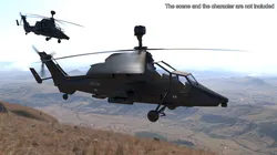 Eurocopter Tiger EC665 Black Rigged for Maya 3D model