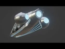 Future Exoplanet Exploration Vehicle Low-poly 3D model