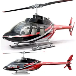helicopter bell206 3D model