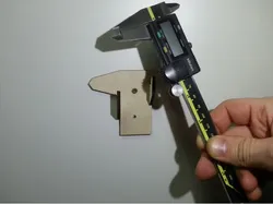 Laser Cut: Universal caliper holder