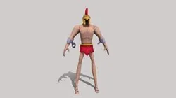 Lowpoly Spartan Character