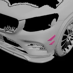 Mercedes glc 220-235 coupe cannards Lips 1/1