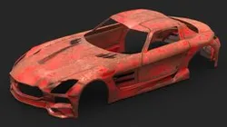 Mercedes SLS AMG - Abandoned Chassi