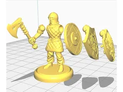 Multipose_Town_Guard_(Based_with_Axe_and_Shields)