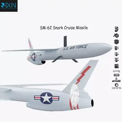Northrop SM-62 Snark Cruise Missile 3D model