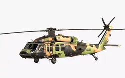 Sikorsky UH-60M and UH-60L Black Hawk US Military Helicopter  Low-poly 3D model