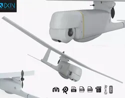 AeroVironment UAV RQ-11 b Raven Unmanned Aerial Vehicle 3D model