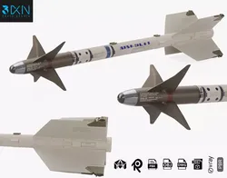 AIM-9X SIDEWINDER Missile 3D model