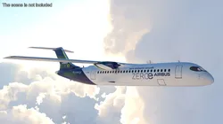 Airbus ZEROe Turboprop Rigged 3D model