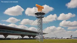 Airport Surveillance Radar 3D model