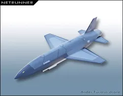 Ander Furiosa concept UAV Low-poly 3D model
