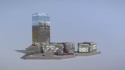 Arlanda Science Tower Low-poly 3D model