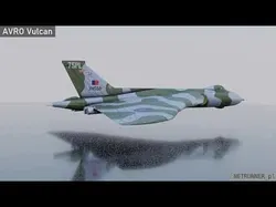 Avro Vulcan Low-poly 3D model
