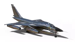 B-58 Hustler Nuclear Bomber 3D Model 3D model