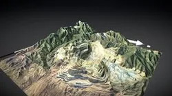 Bingham Canyon mine, Utah, USA (x2)