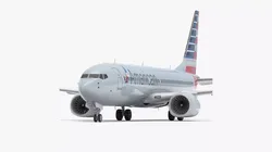 Boeing 737-800 MAX American Airlines 3D model