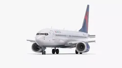 Boeing 737-800 MAX Delta Airlines 3D model