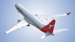 Boeing 737-800 Qantas Air lines Low-poly 3D model