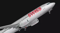 Boeing 737-800 Swiss International Air Lines Low-poly 3D model