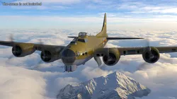 Boeing B-17 Bomber Rigged for Cinema 4D 3D model