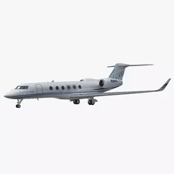 Business Jet Gulfstream G500 3D model