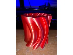 Curved Sawblade Vase / Pencil Holder