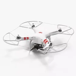 DJI Phantom 2 Zenmuse H3-3D Propeller Guard 3D Model Pack