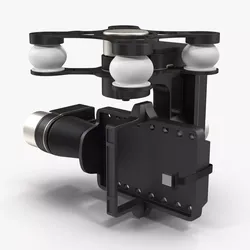 DJI Zenmuse H3 3D Low-poly 3D model
