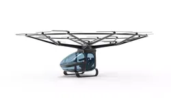 Drone Air Taxi Low-poly 3D model