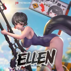 ELLEN Bikini Zenless Zone Zero 3D Pringting