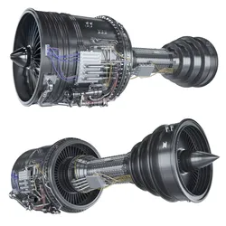 Engine jet boeing 3D model