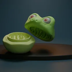 🐸 Frog Herb Grinder – Unique Animal Design for 3D Printing