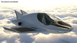Futuristic Air Concept Car 3D model