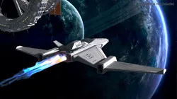 Futuristic Space Fighter Aircraft 3D model