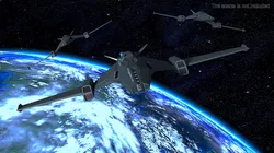 Futuristic Space Stealth Fighter Jet 3D model