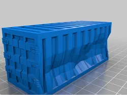 Gaslands Damaged Shipping Container
