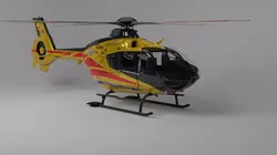 Helecopter ambulance helicopter 3D model