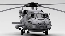 MH-60R Danish Seahawk Navy Helicopter 3D model