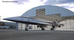 Overture Supersonic Jet Aircraft 3D model
