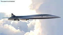 Overture Supersonic Jet Aircraft Rigged 3D model