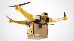 Package Delivery Drone 3D model