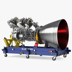 Rocket Engine BE-4 a Cart 3D model