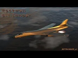 Rockwell B-1 Lancer Low-poly 3D model