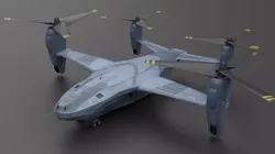 Sci-fi  VTOL dropship aircraft  3D model